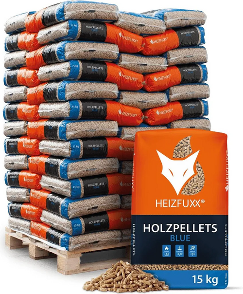 Heizfuxx Holzpellets Blue 975kg Palette